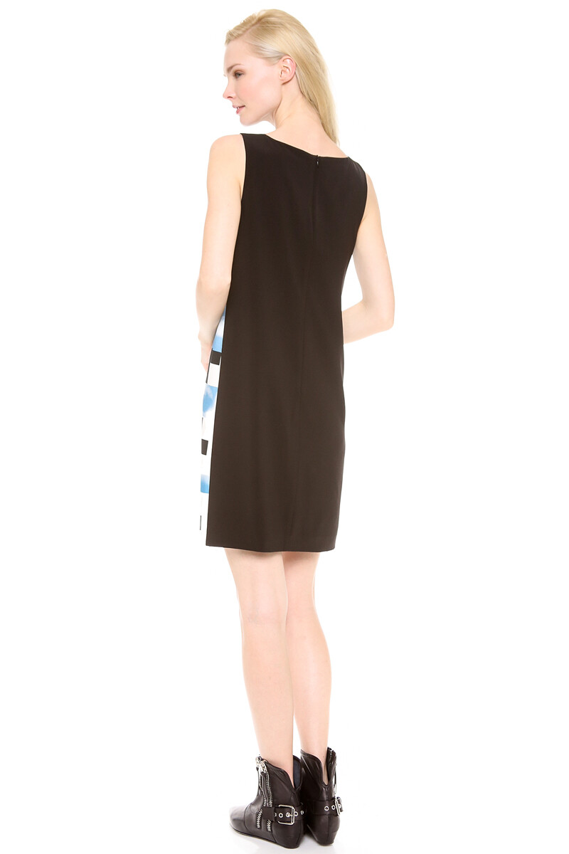 Moschino Cheap Chic Sky Blue Cloud Peace Italian Dress USA Sz 4 Small S $495