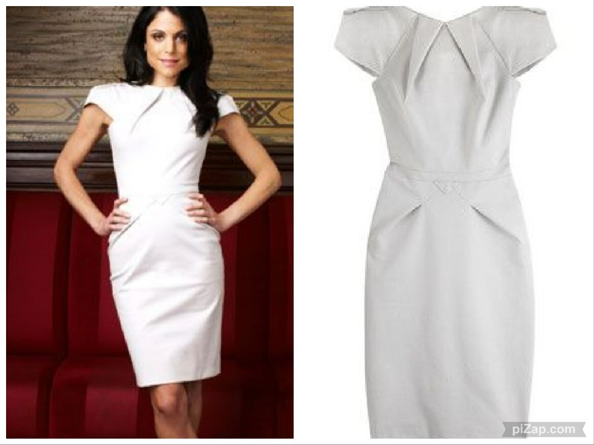 F/W 2007 RM by Roland Mouret Women Moon Sheath Dress Pleats Cap Sleeve 6/8 $2250