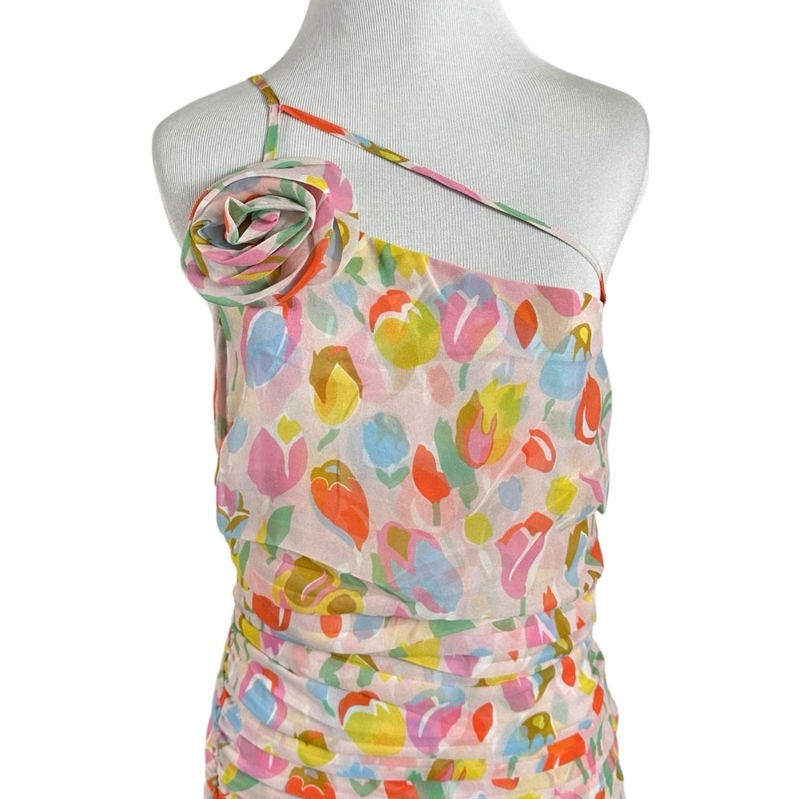 For Love & Lemons Desmona Floral Midi Dress Size Small NWT Dainty Coquette