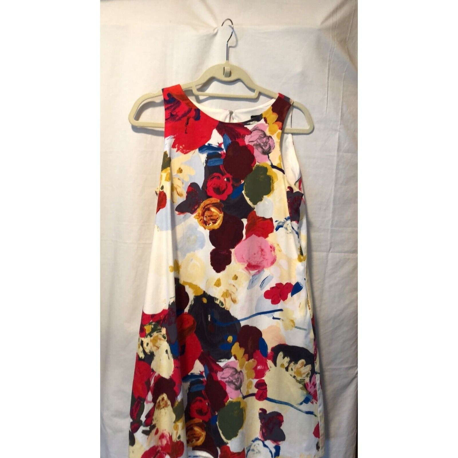 Maia Lightweight Lined Sleeveless Floral Dress Stretch Sz 10 M/L