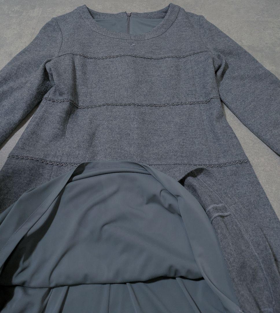 Courreges A-line dress Gray Size 40 Length 34.6 inches