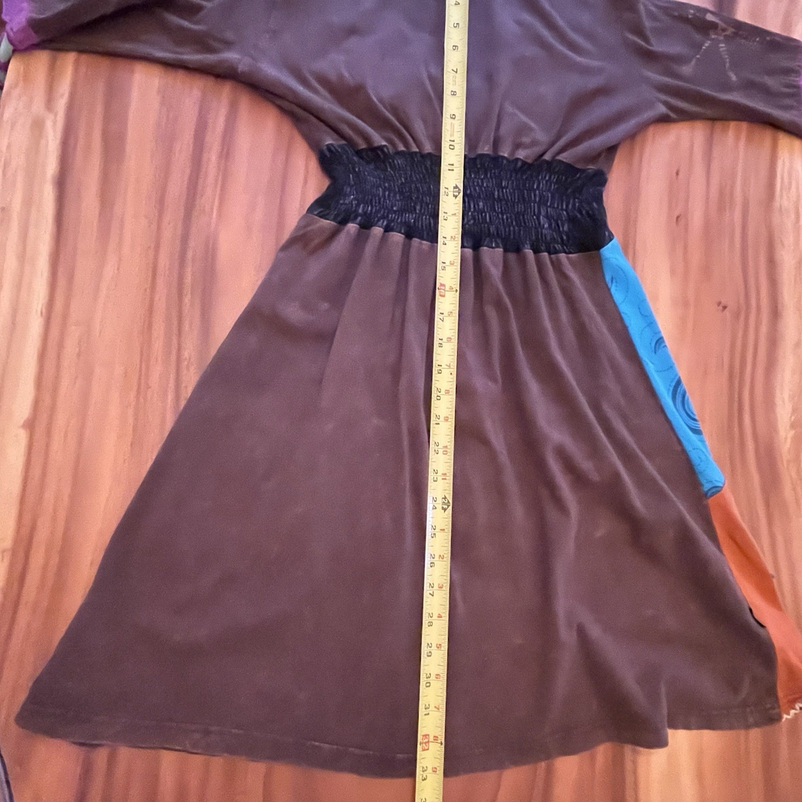 Rising International Boho Festival Patchwork Dress Cotton Nepal S