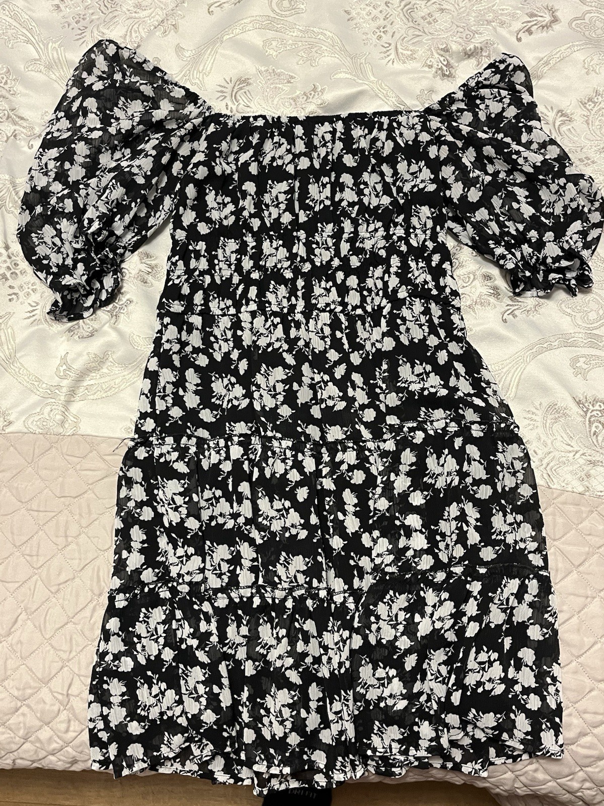 Altar’o State Women’s Medium Sundress, Black And White ￼