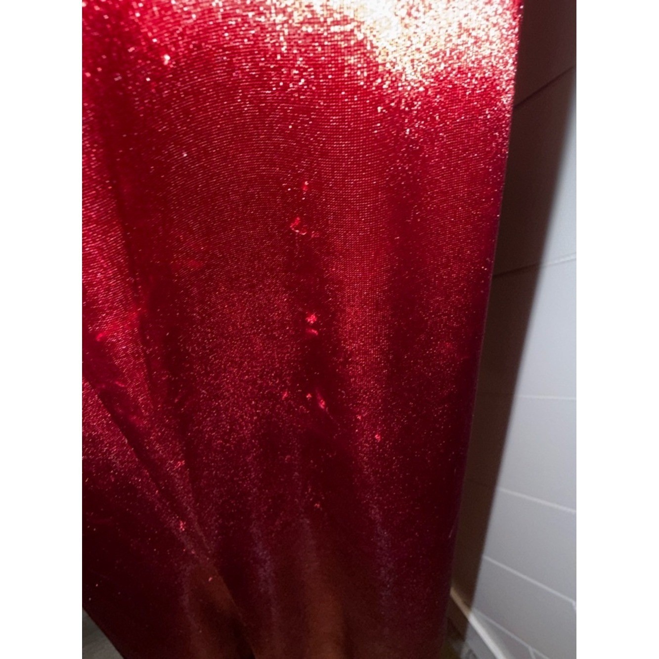 Melora Deep Red Satin Dress