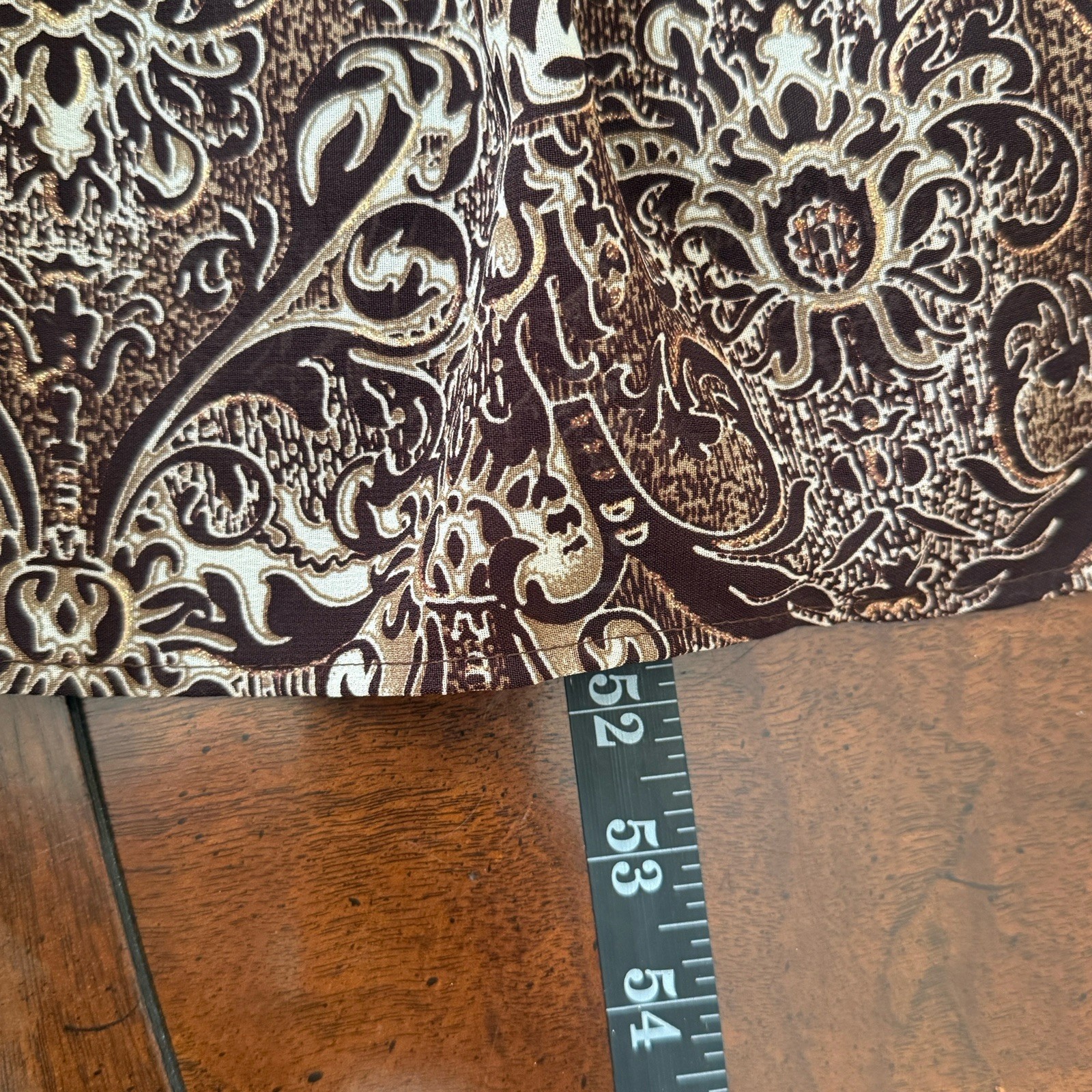Perceptions Tiered Dress Sz 8 Romantic, Feminine Cottagecore Brown Paisley fairy