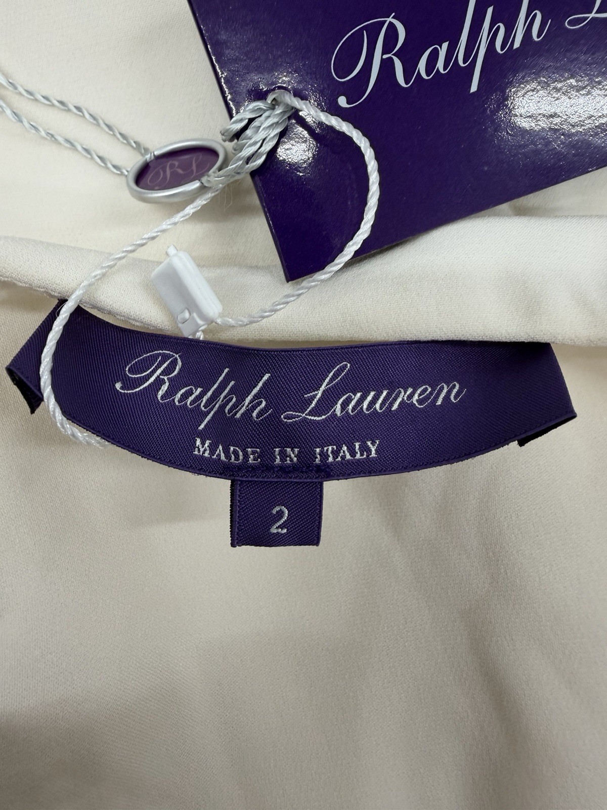 Ralph Lauren Purple Label Collection Women’s 2 Chantel Ruffle Front Dress – Read