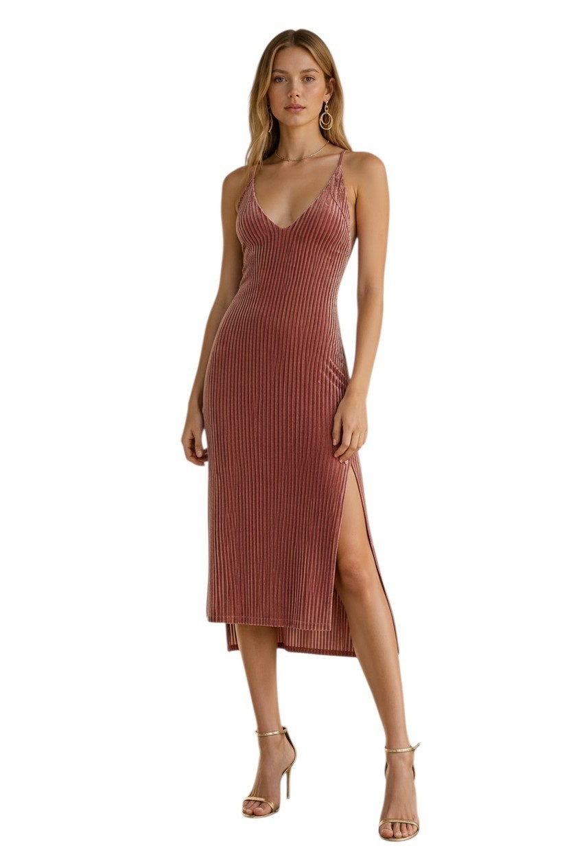 Privacy Please x Revolve Lotus Dress In Rosewood Size Medium Lace-up Back Hi-Low