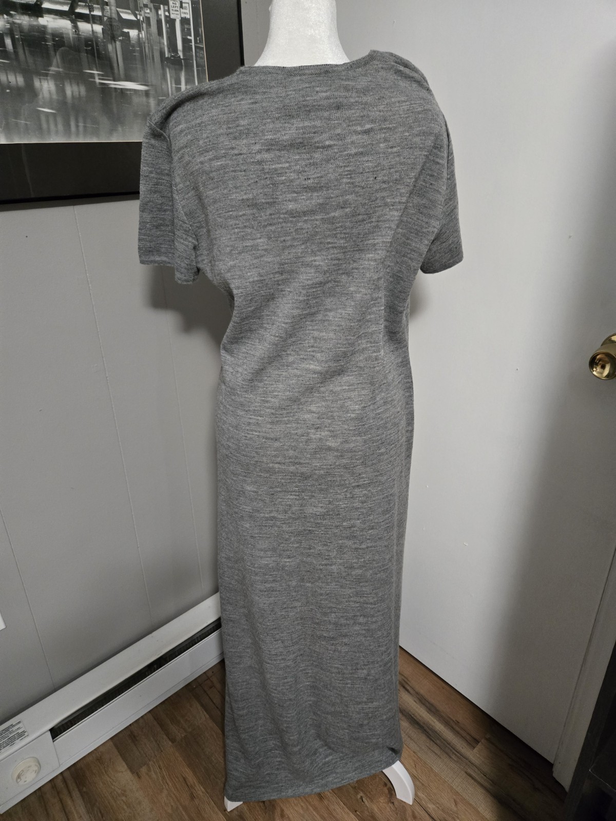 Finity Grey Sweater Dress With Matching Sweater Size Large