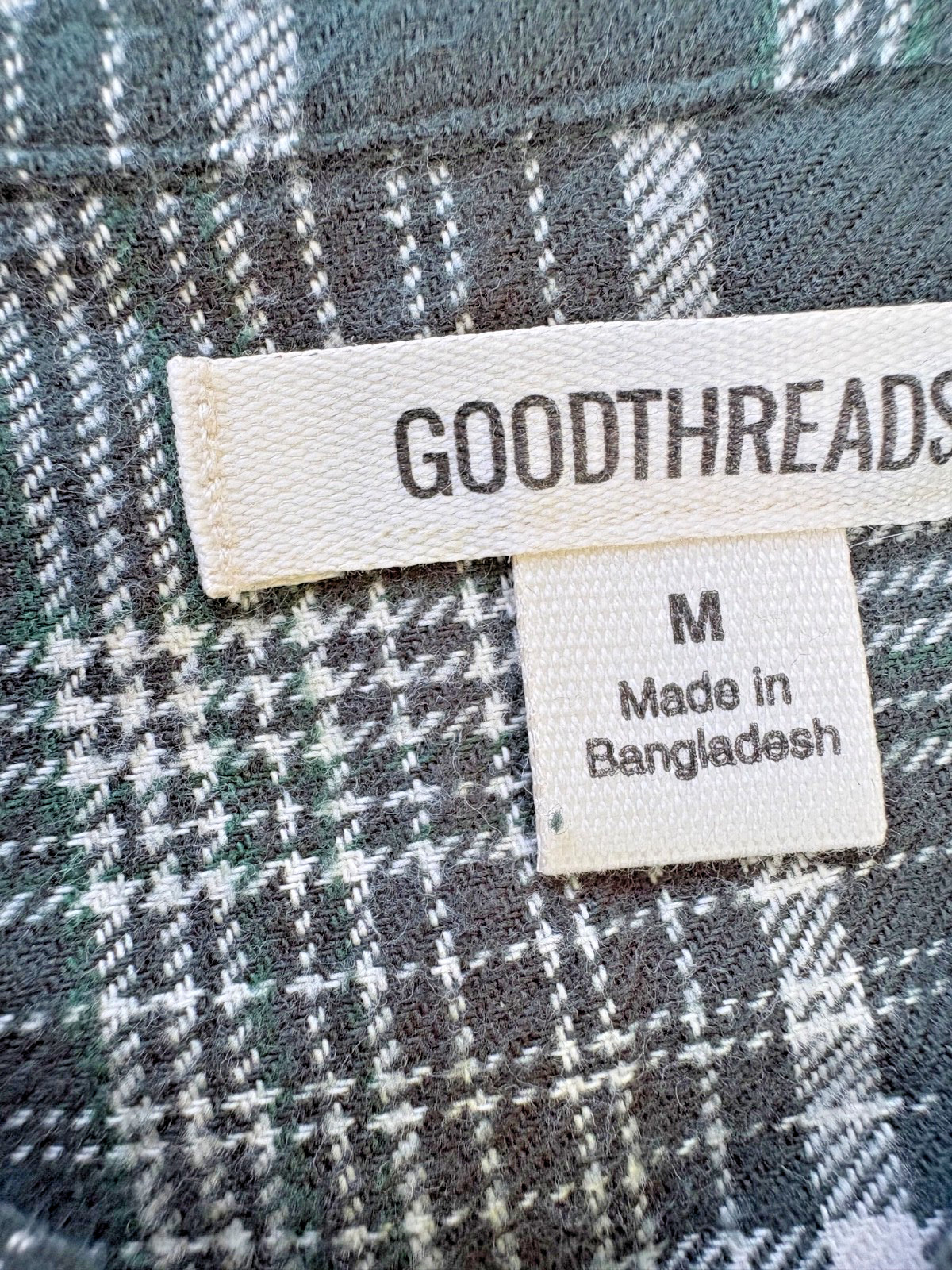L@@K NWT Goodthreads Women’s Size M Snuggly Button-up Shirt Dress
