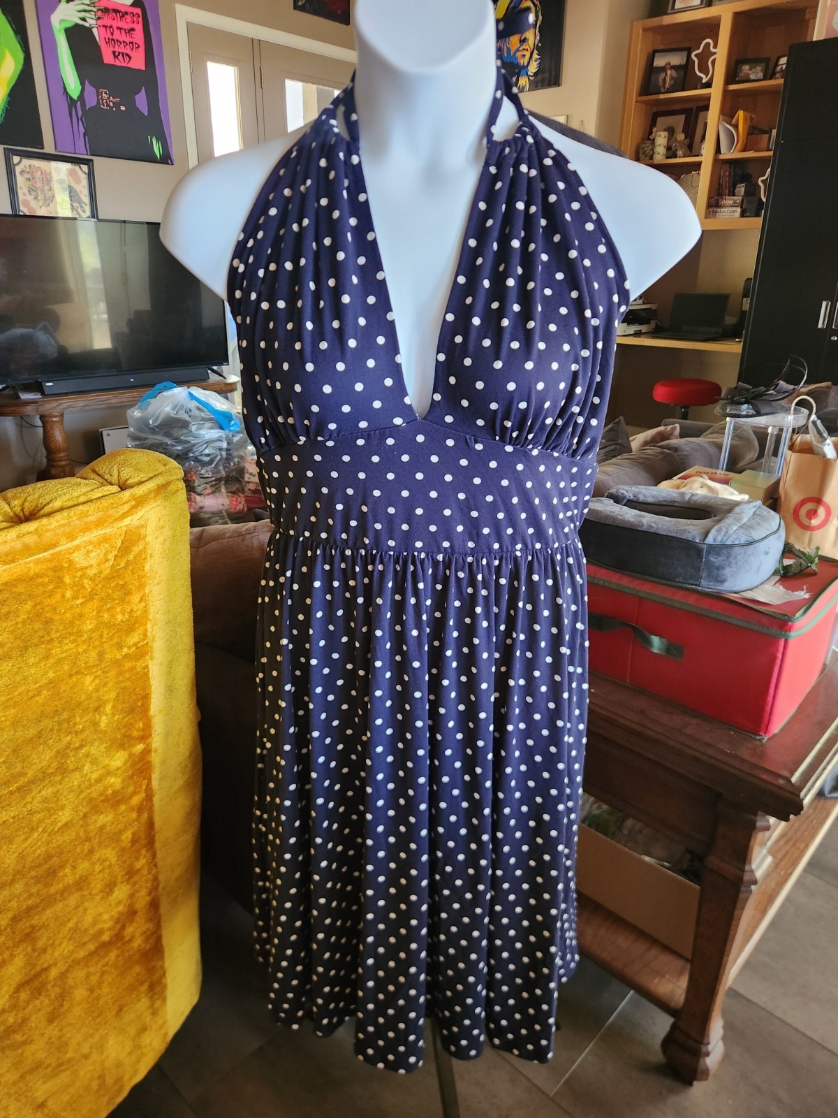 Wax Poetic Clothing Pinup Girl Summer Car Show Swing Dress 3XL NWT