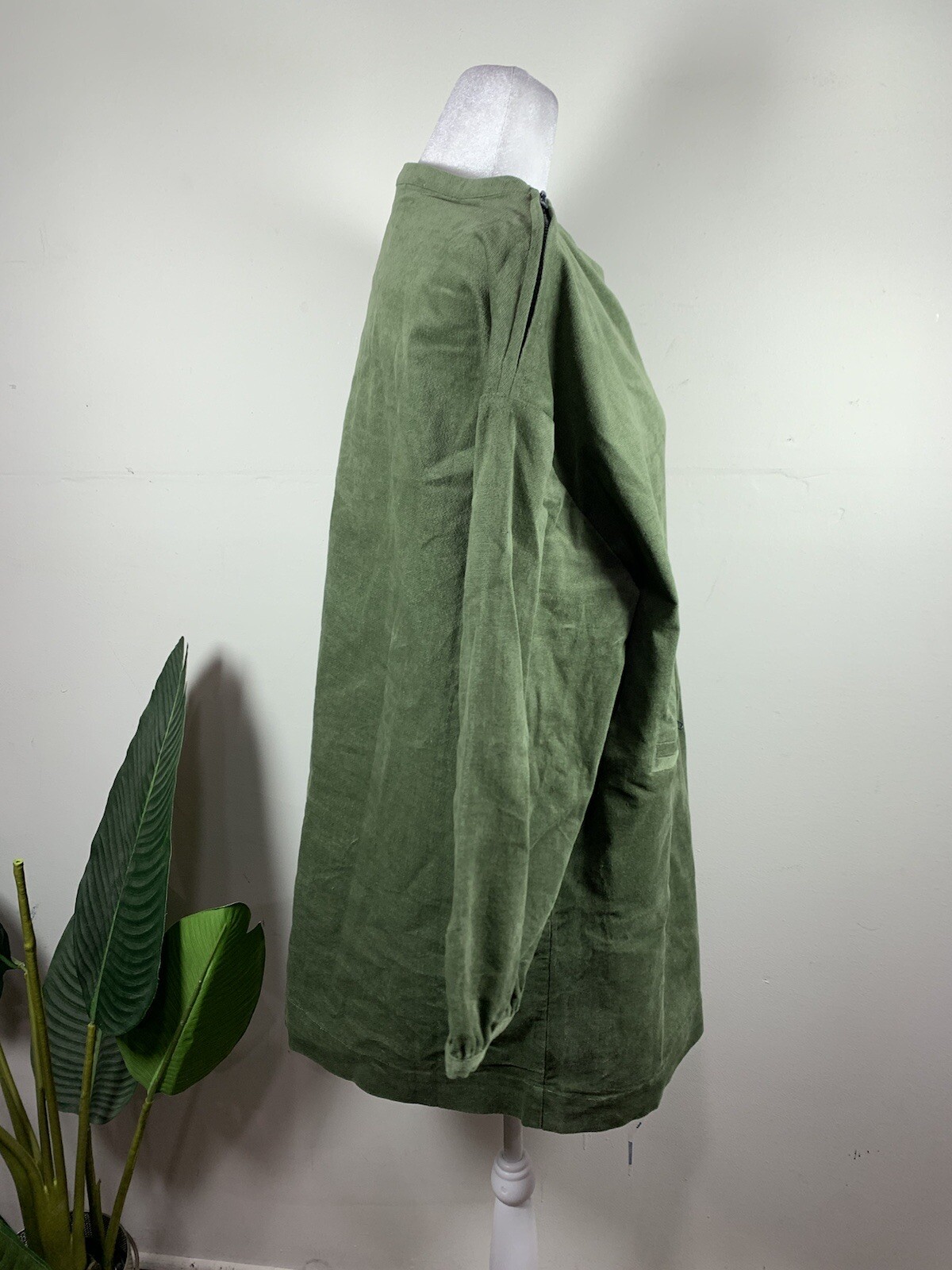 Lovebinetti Womens Solid Green Casual Dress, Size M