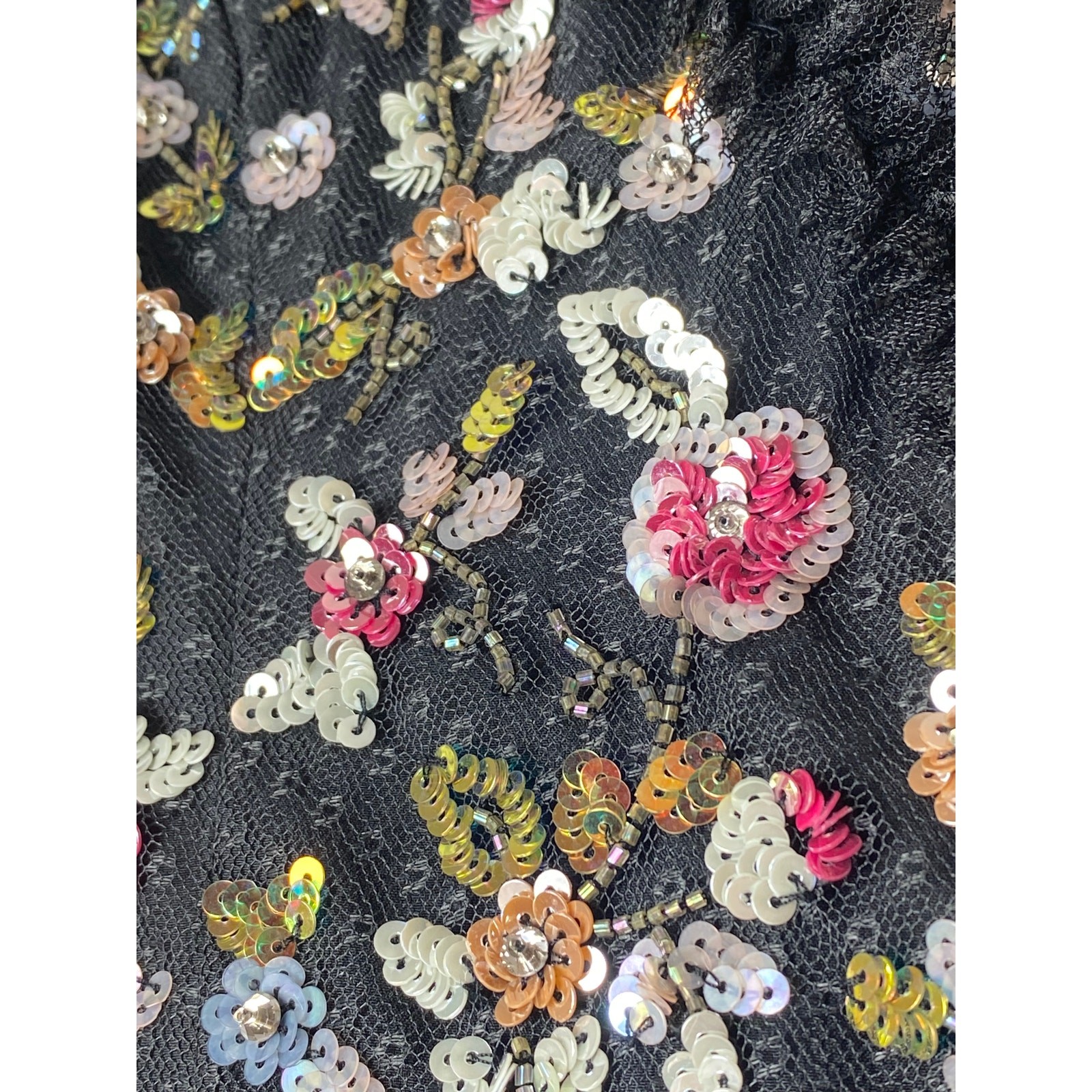 NEEDLE & THREAD DRESS 2 WEDDING GUEST MIDI SEQUIN FLORAL RUFFLE FORMAL BALLERINA