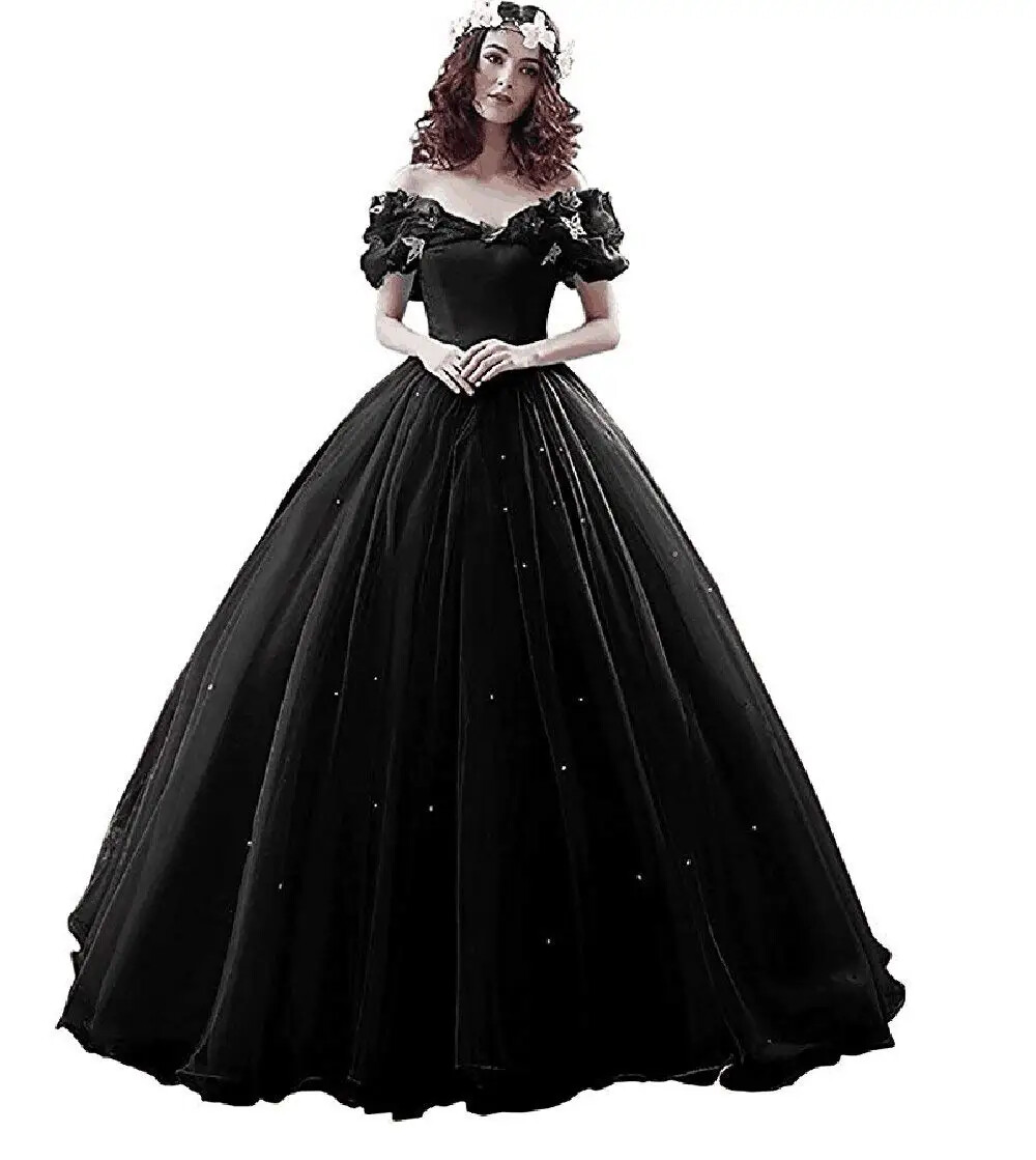 Ball Gown Princess Cinderella Butterfly Off the Shoulder Ball Gown Prom Dresses