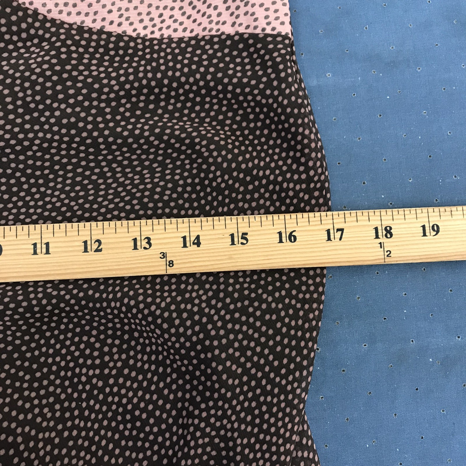 VTG 90’s Y2K Jonathan Martin Polka Dot Babydoll Dress Asymmetric Brown Sz 10