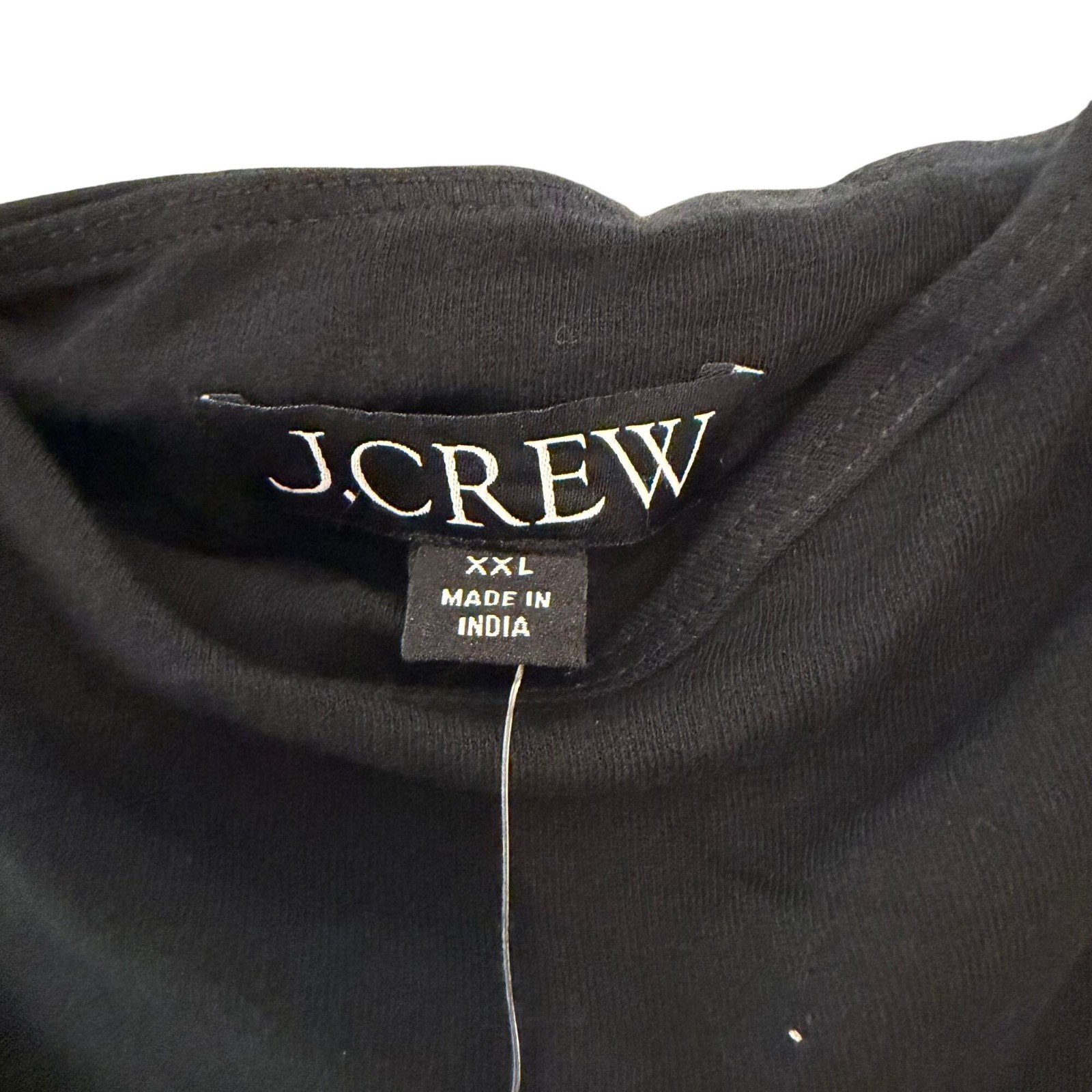 J. Crew CA647 Black Sweetheart Tank Dress with Poplin Skirt Size XXL NWT