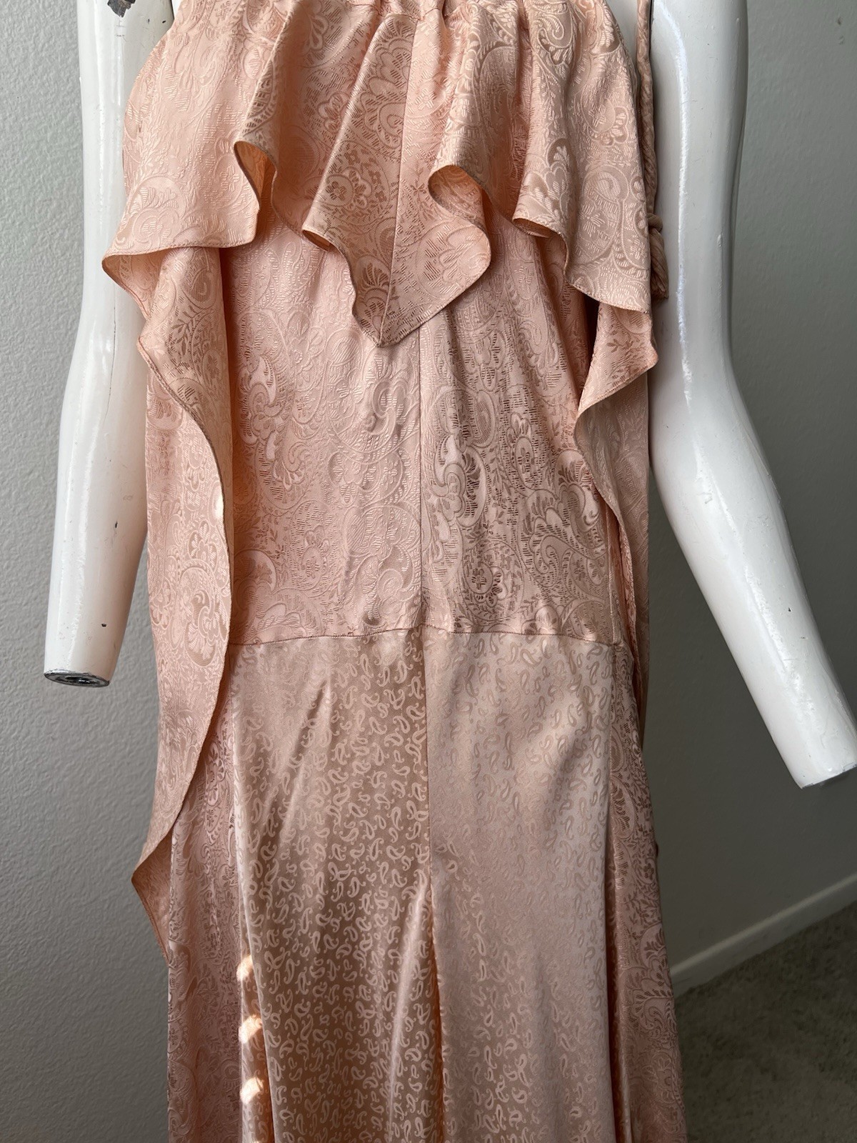 CHLOÉ 100% SILK JacquaRD Maxi dress – MADE IN FRANCE- 42