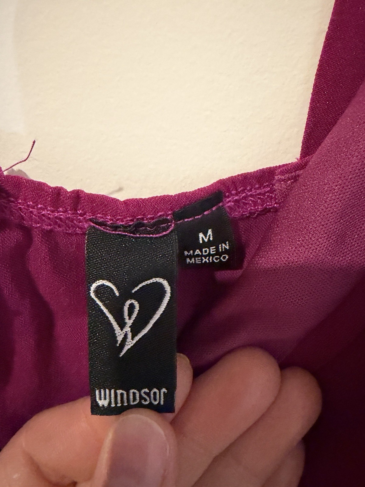 Windsor Women’s Purple Solid Strappy Sleeveless Zip Dress Size M