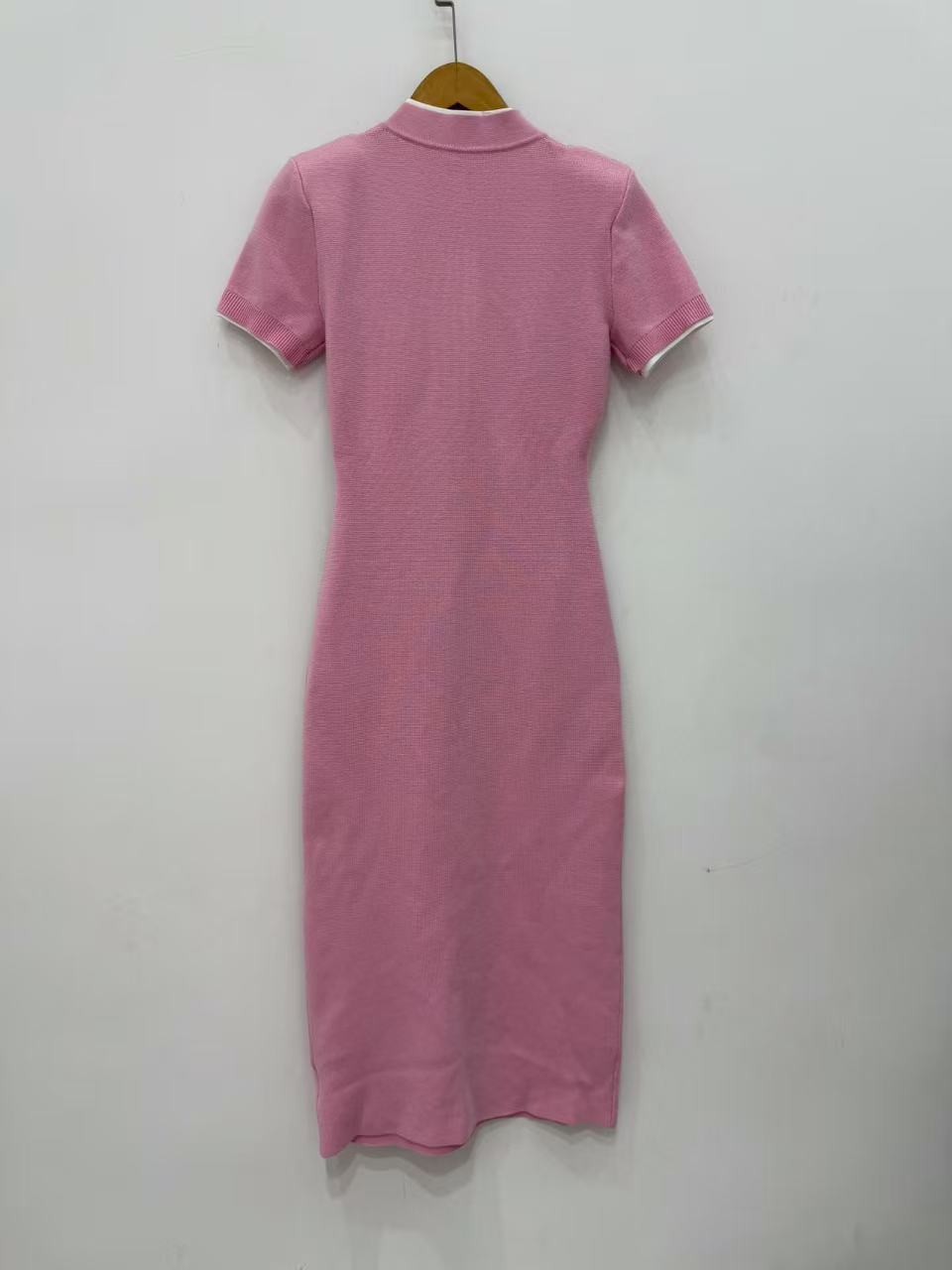 Self Portrait Pink Sweet Diminished Knitted Dress MAXI dress sexy women SML NEW