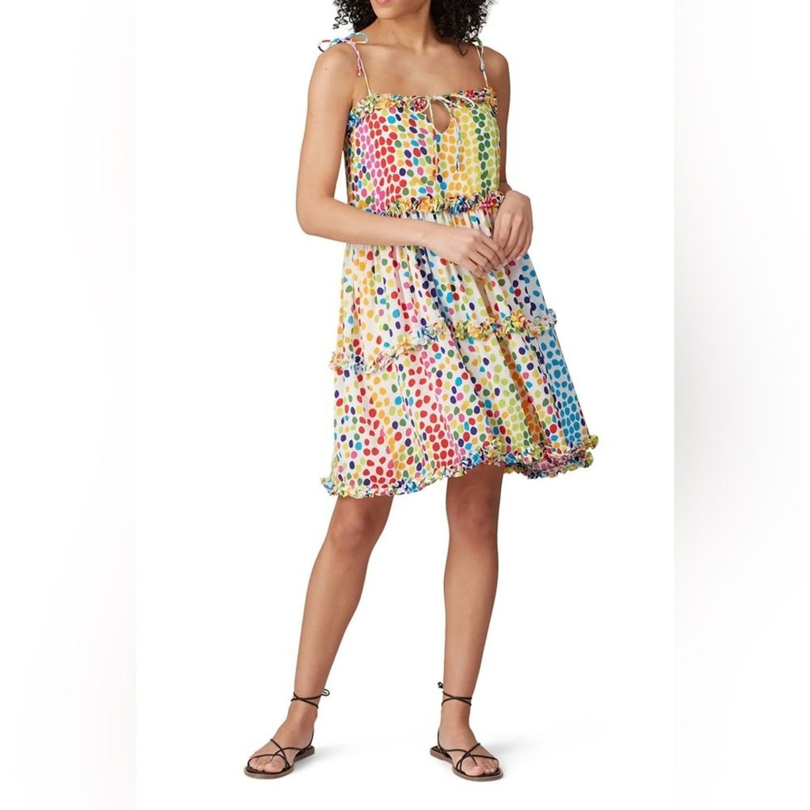 All Things Mochi Dress Blessica Sleeveless Yellow Size S