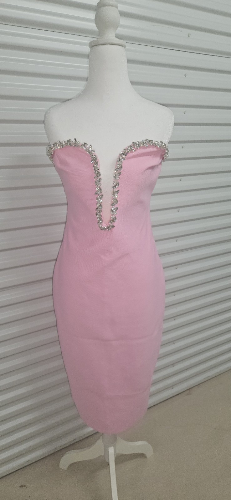 Fashion Nova Embellished Midi Dress