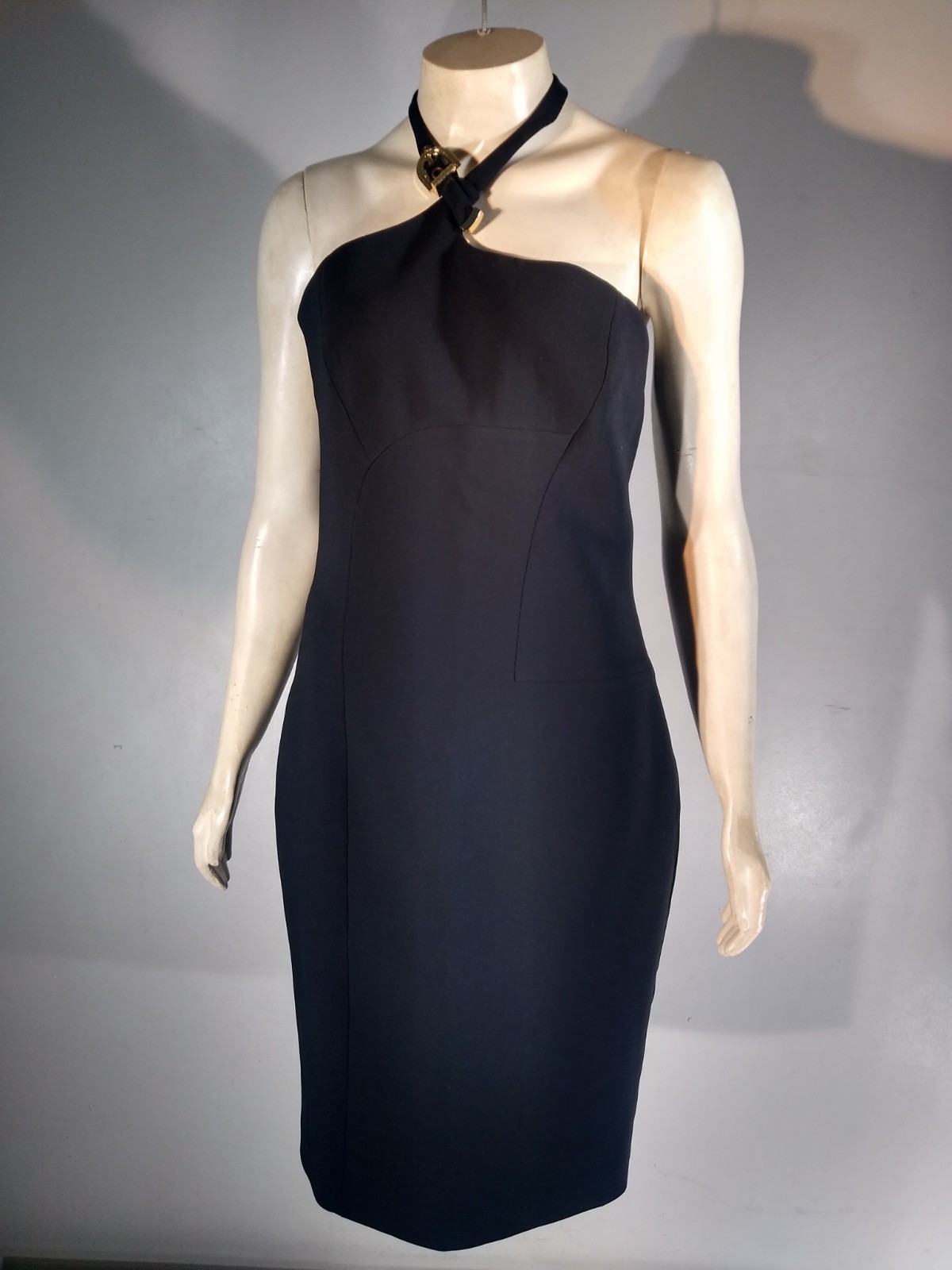 Versace runway Ad Campaign Bondage Dress rare Collab