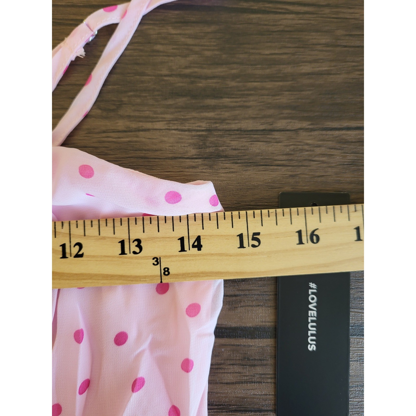 Lulus Pink Polka Dot Tiered Chiffon Midi Dress Womens Small NWT