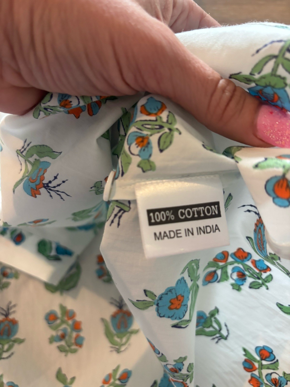 LIVRO Gibbons Dress Small Beach Sprigs NWT Maxi Shirt Dress Pockets Button