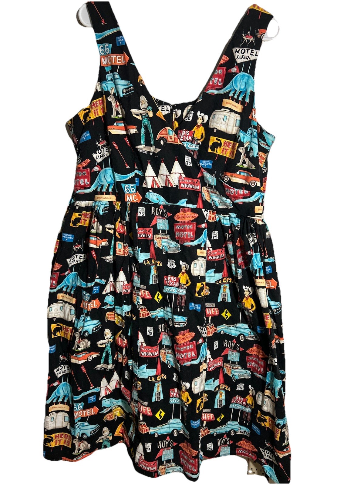 Bea and Dot SCENIC OVERLOOK ROUTE 66 Dress 2XL ModCloth