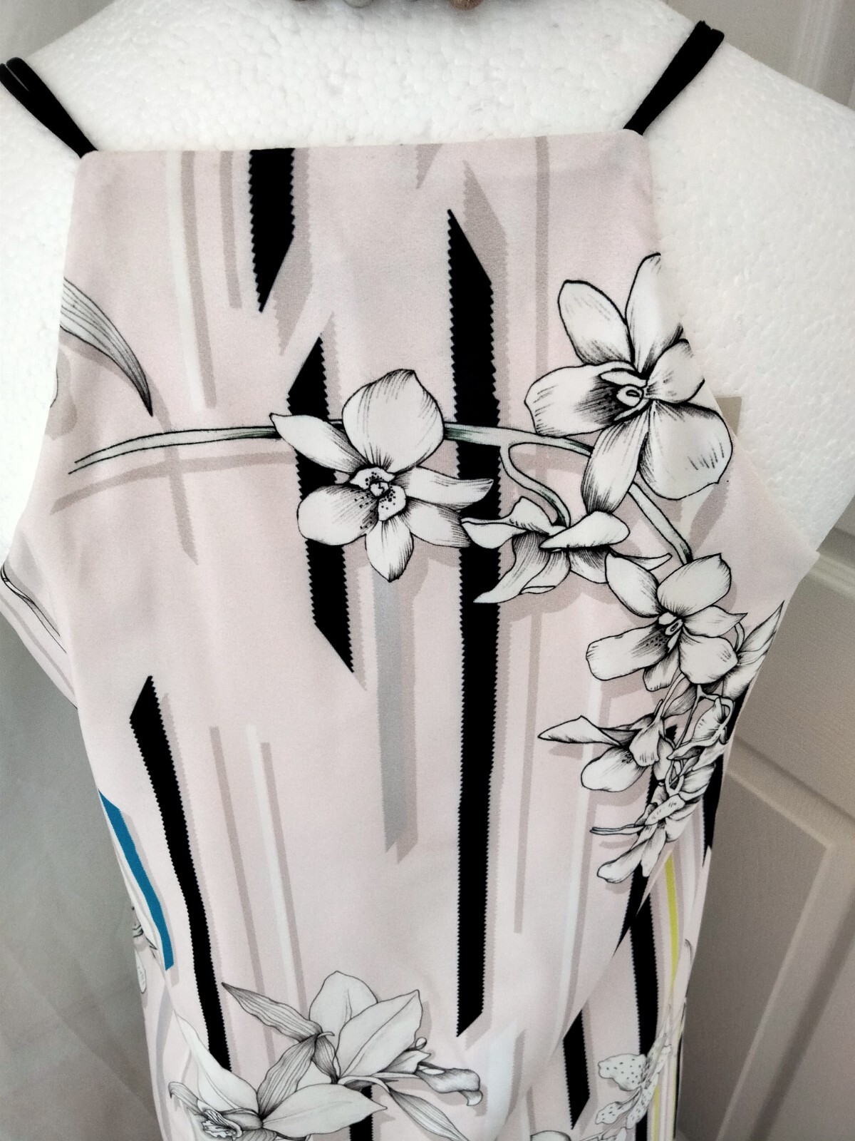 Next Dress Spaghetti Straps Maxi Lightweight Size 10 New/Tags