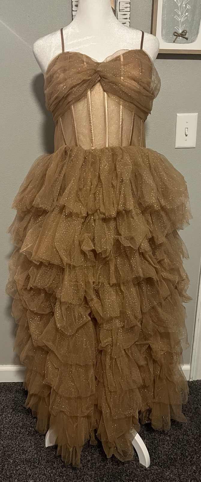 Prom Dress Size XL 14-16 NWOT
