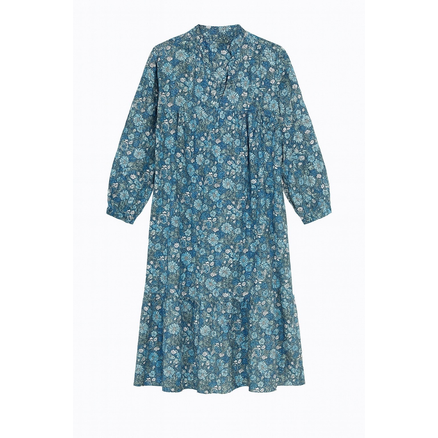Beverly Drive Blue Floral Mini Dress Size XS