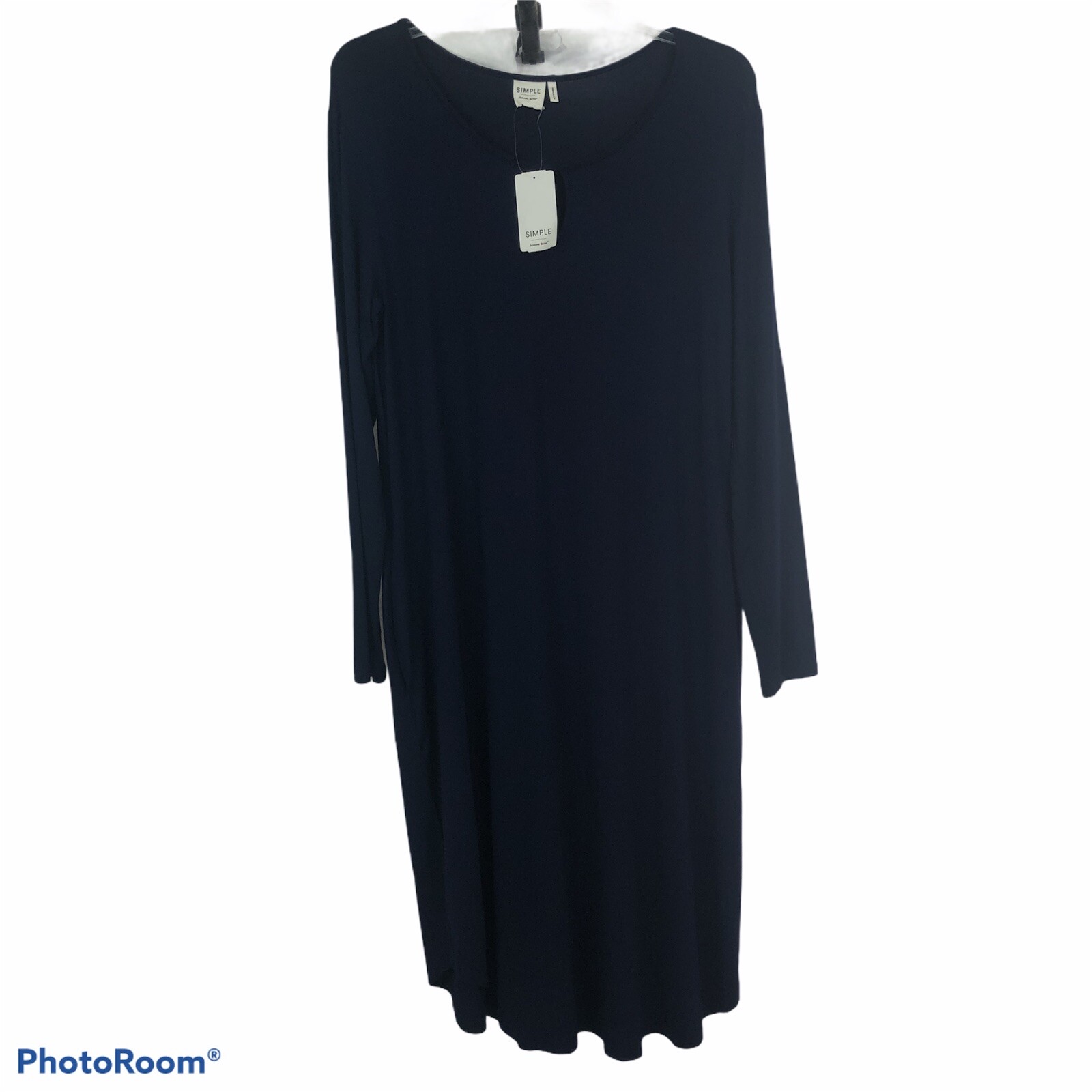 SIMPLE By SUZANNE BETRO Women’s Dress Sz Small Color Blue Lightweight Knit $86