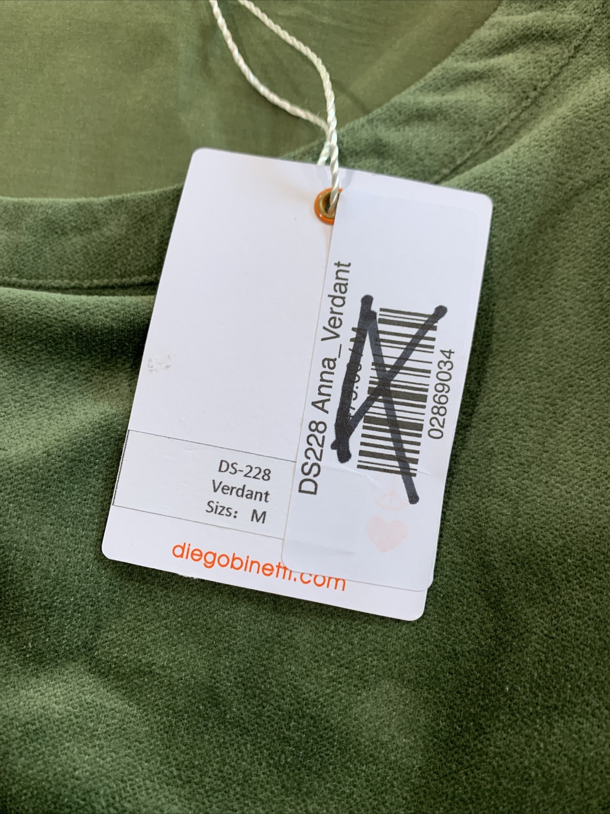 Lovebinetti Womens Solid Green Casual Dress, Size M