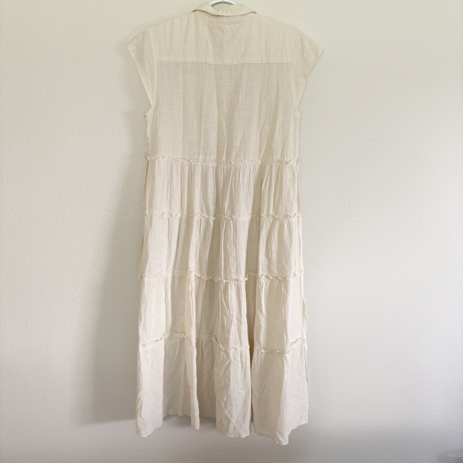 April Cornell Modern Prairie Nostalgia Embroidered Midi Dress Sz XS Cottagecore