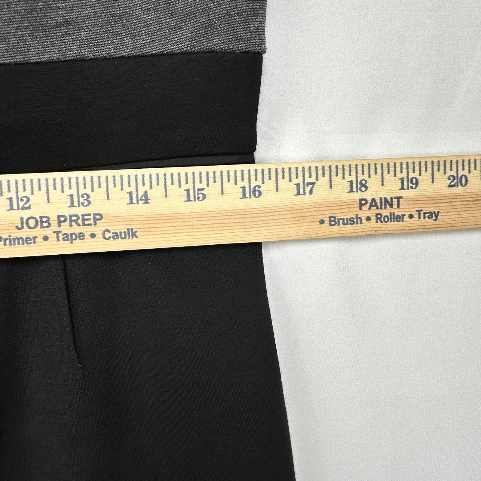 Preppy Classic Colorblock Sheath Dress Black Gray Cap Sleeve Spense Business Cas