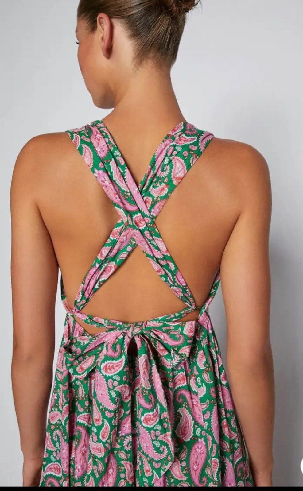 Scanlan Theodore Cotton Paisley Dress