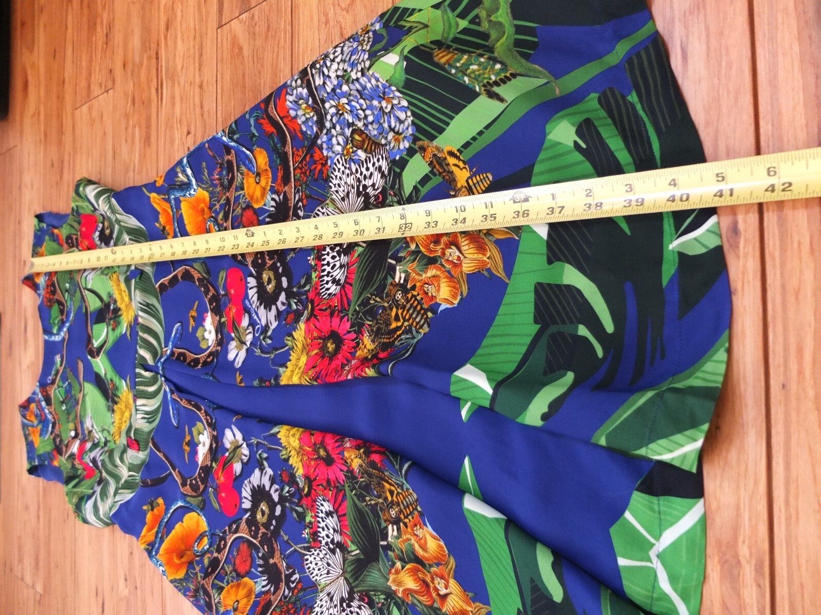 CLASS ROBERTO CAVALLI Multicolor Sleeveless Shift Knee Length Dress Size 8