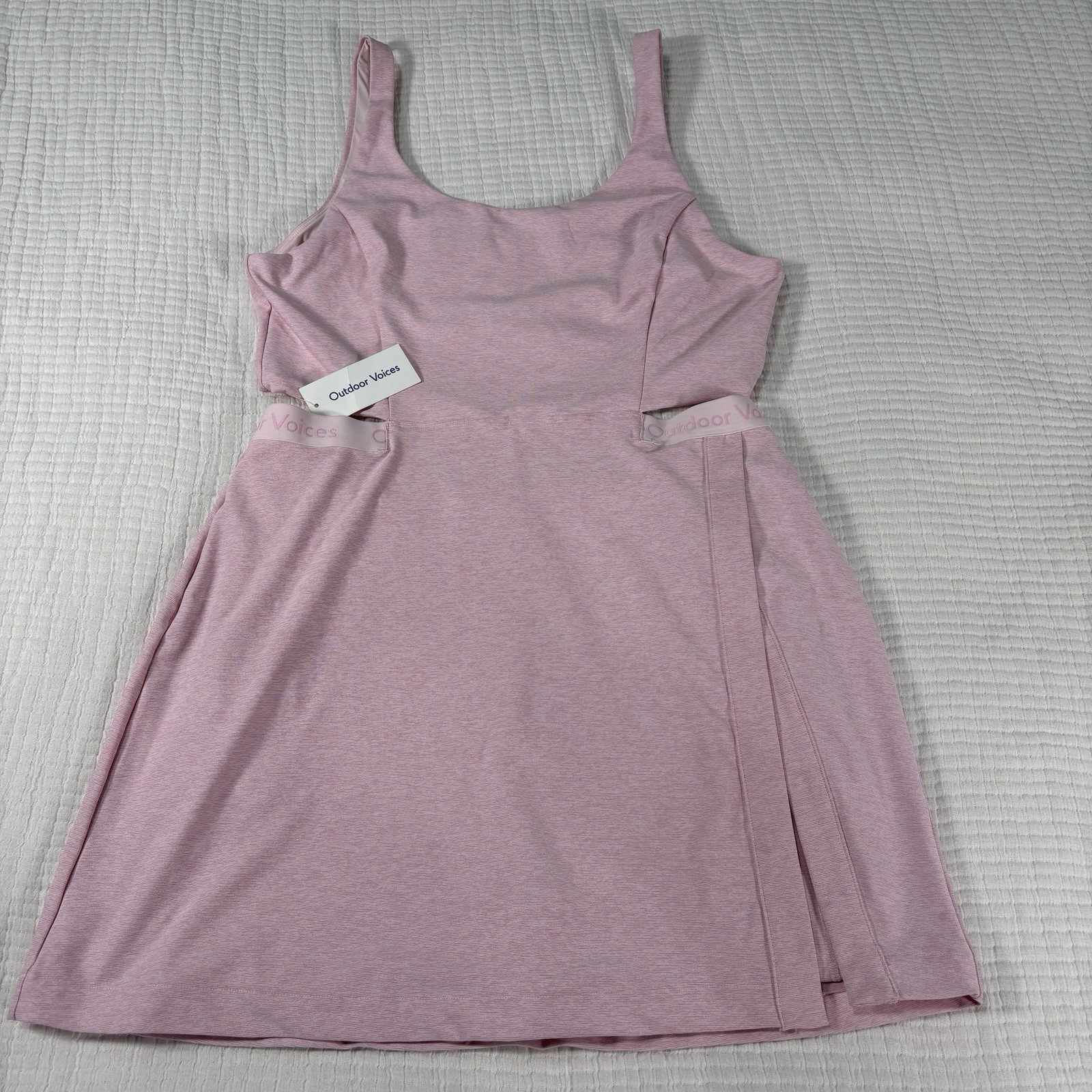 NEW Outdoor Voices Court Sports Dress Womens XL Pink Skort Active Athleisure Gym