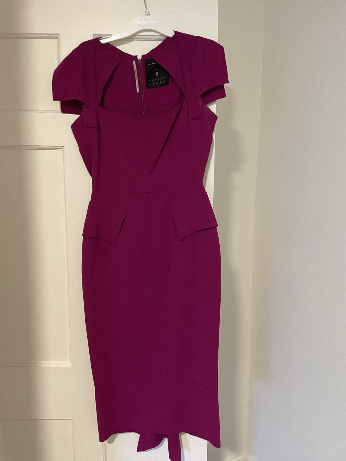 Roland Mouret Titanium Galaxy Dress 12