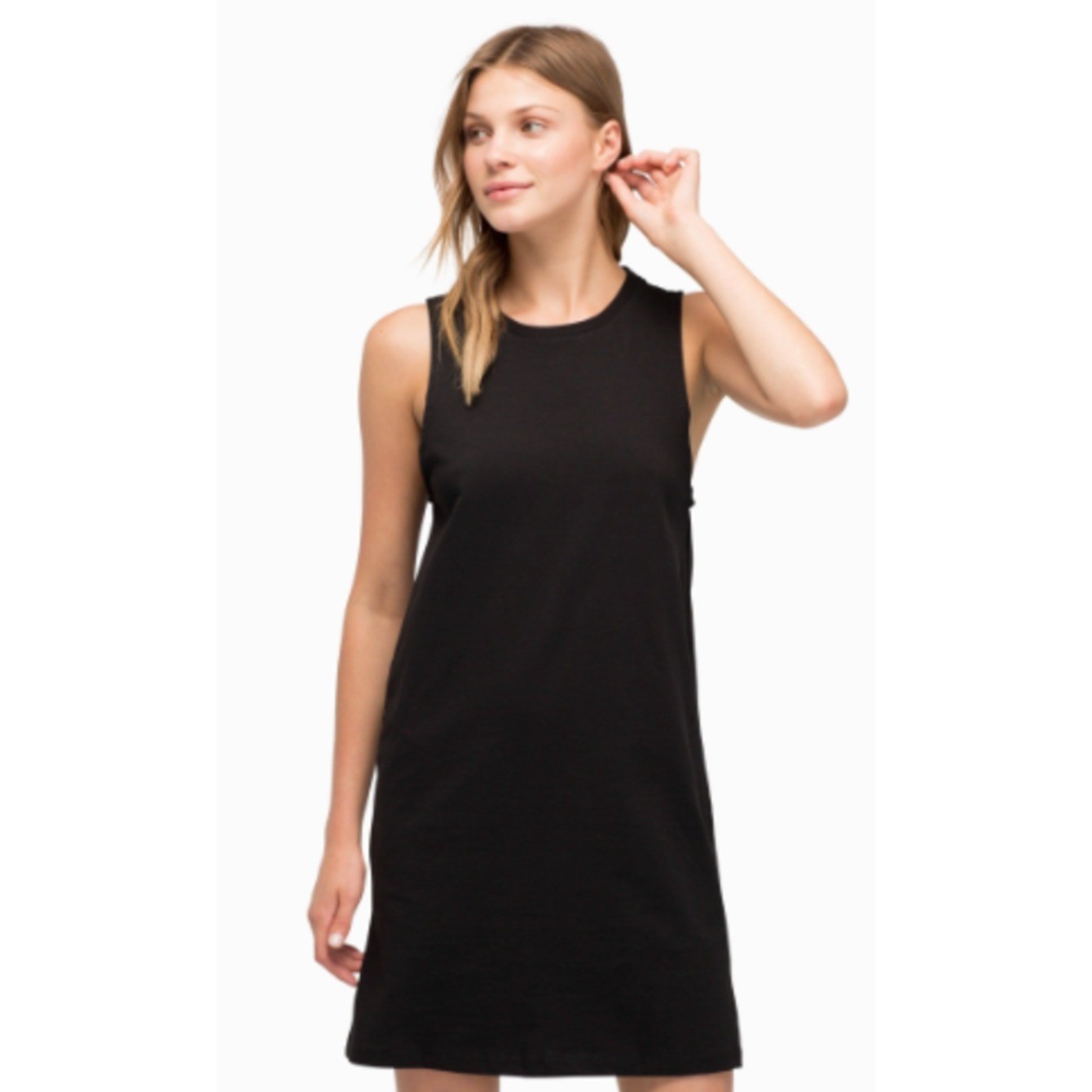 Richer Poorer Womens Black Muscle Tank Dress Sleeveless Mini Size S