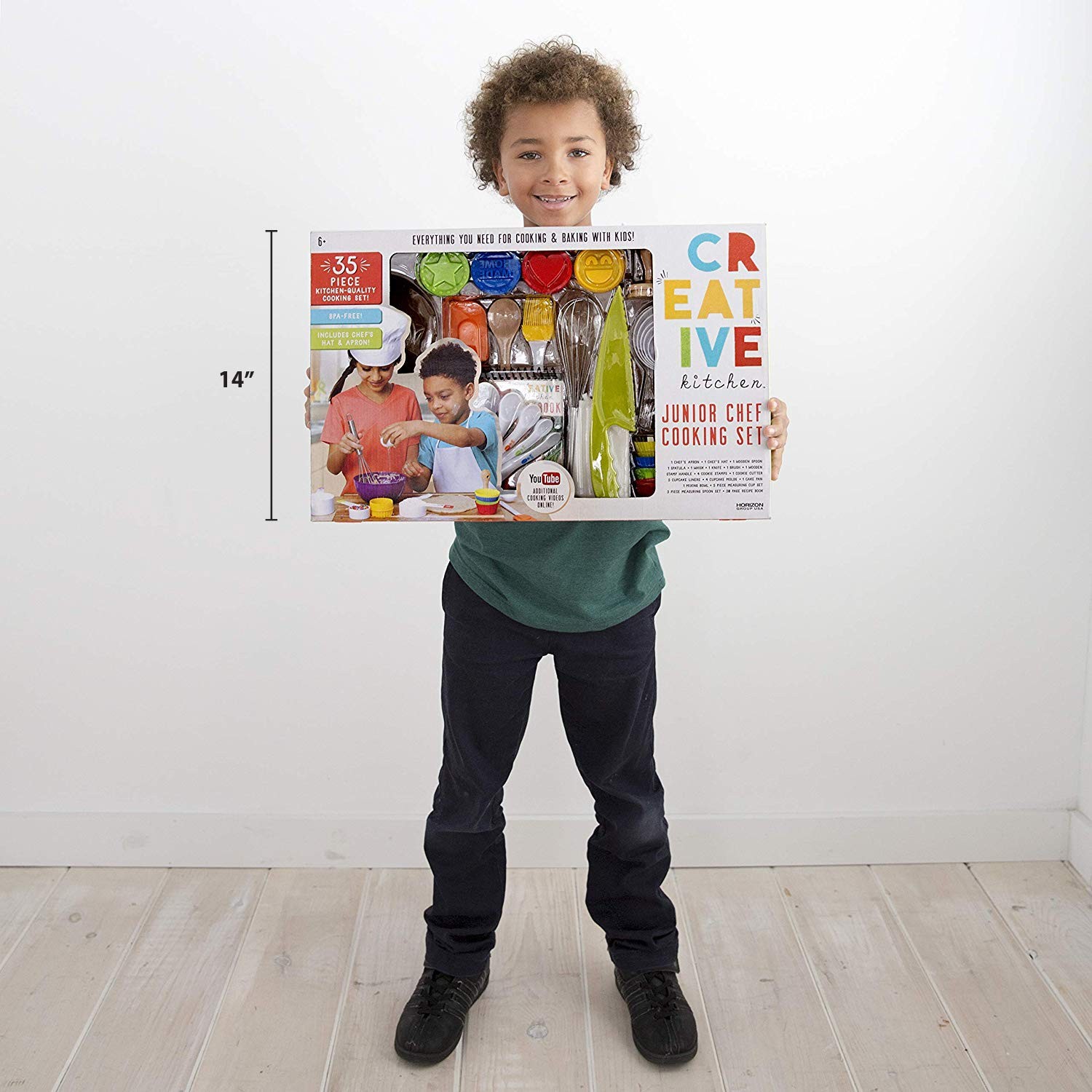 CrEATive Kitchen Junior Chef Set Multicolored – 20 Recipes, Ages 6+