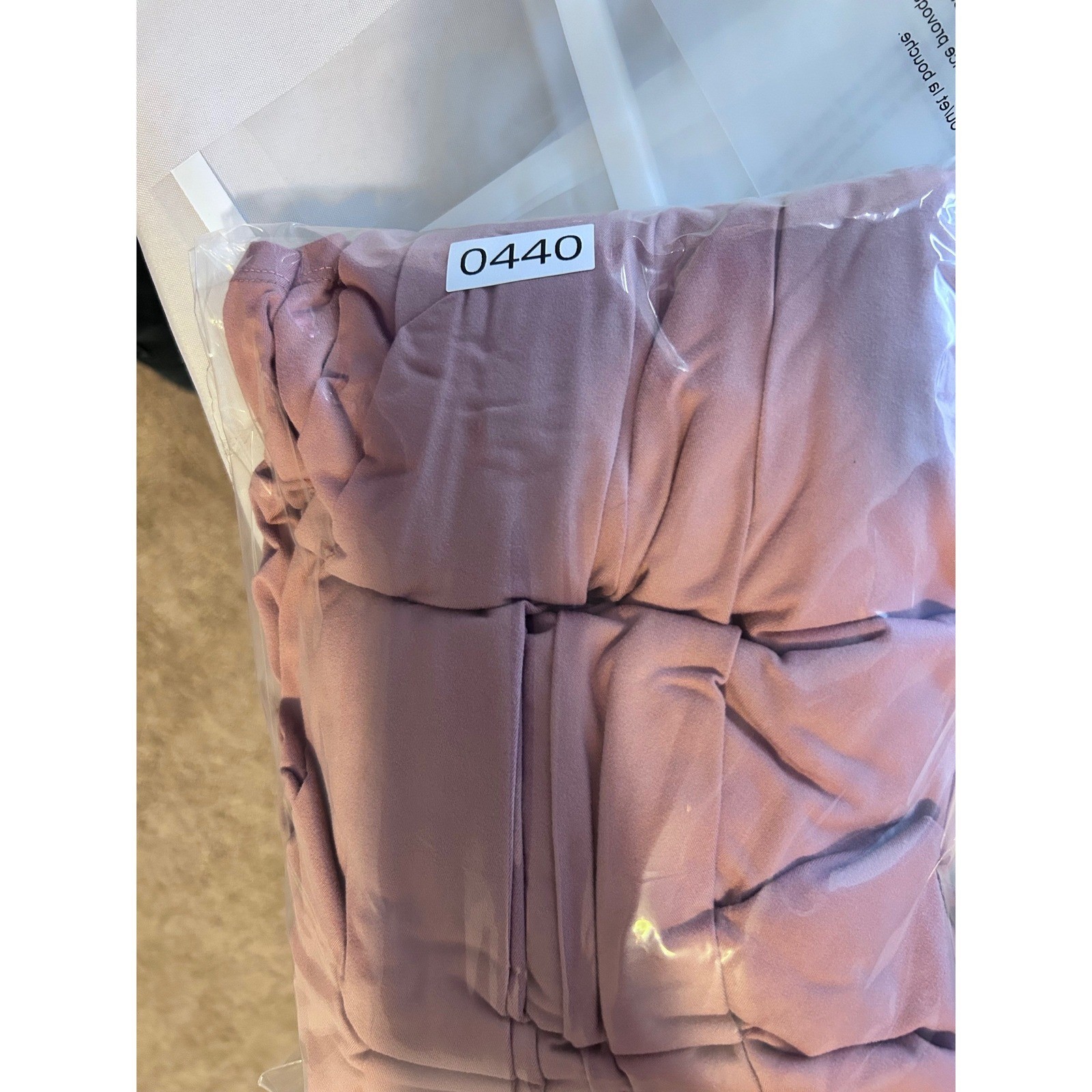 Mother Bee Maternity Mauve Pink Wrap Maxi Dress 3/4 Sleeve XL Baby Shower Photo