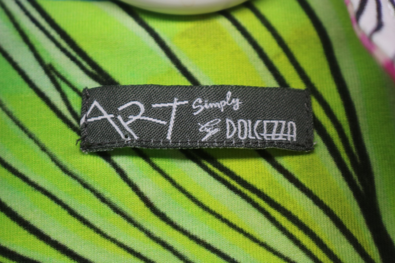 Art Simply by Dolcezza “Vivacity” Watercolor Dress-Lined-Large-Art to Wear