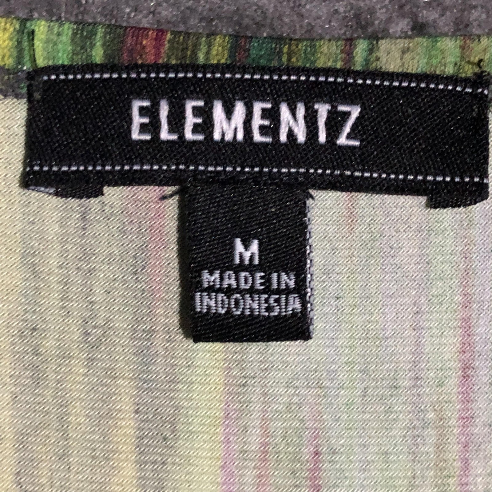 Elementz Dress Womens M Multicolor Abstract Maxi Wrap Jersey Sleeveless Travel