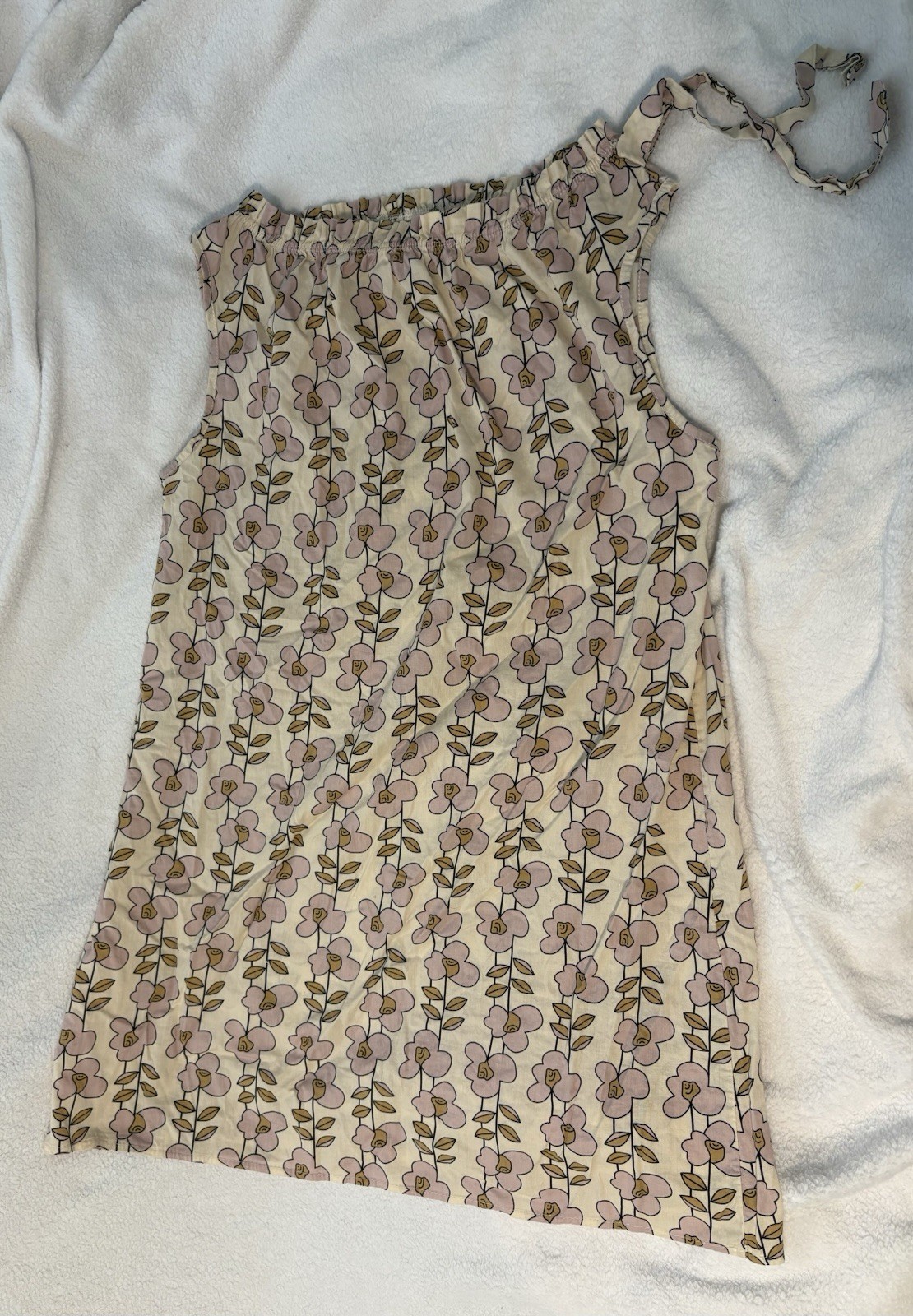 Flawless Possibly Handmade Floral Print Vintage Inspired Dress Regular Large