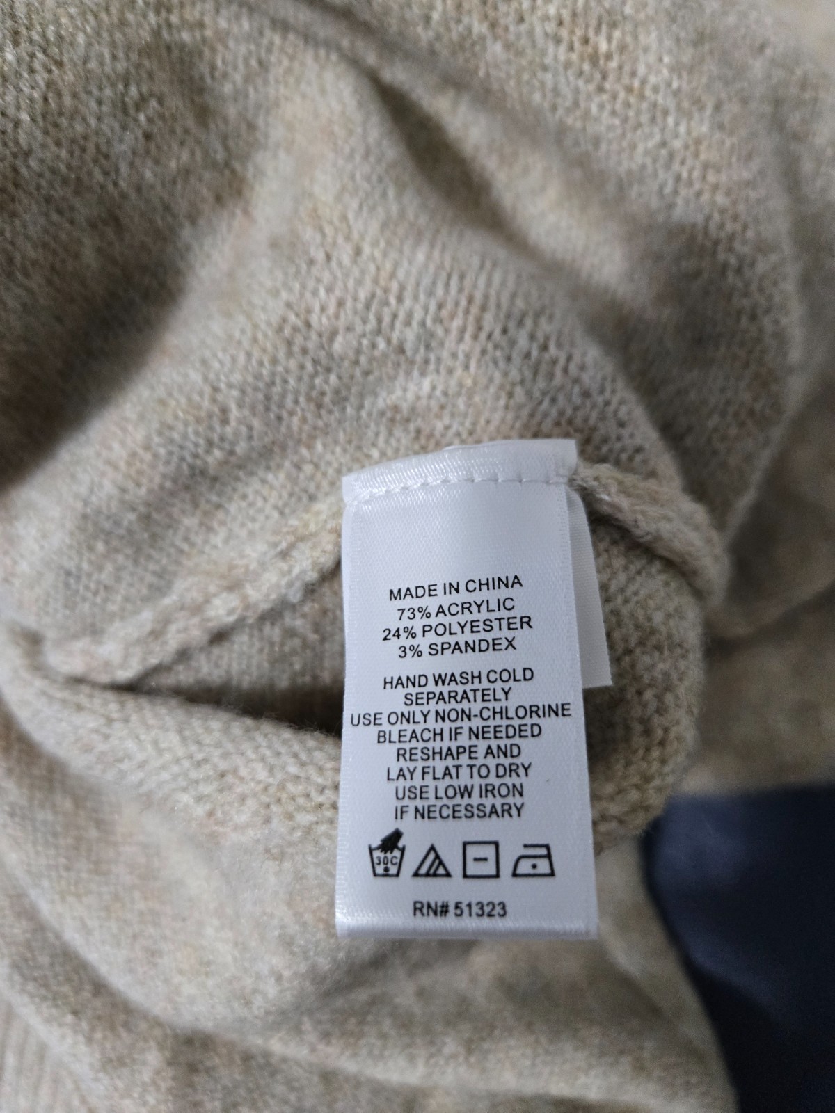1. State large heathered tan long sleeve collared sweater dress