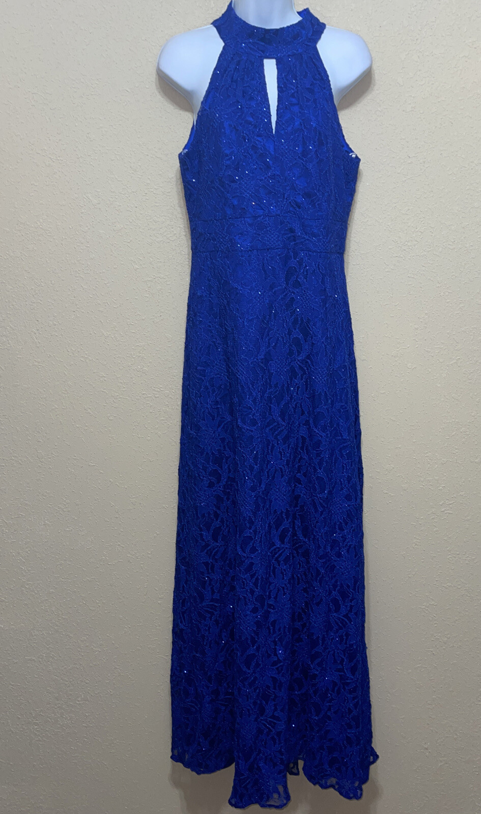 Decode 1.8 Lace Full Length Formal Evening Dress Gown SZ 10 NEW