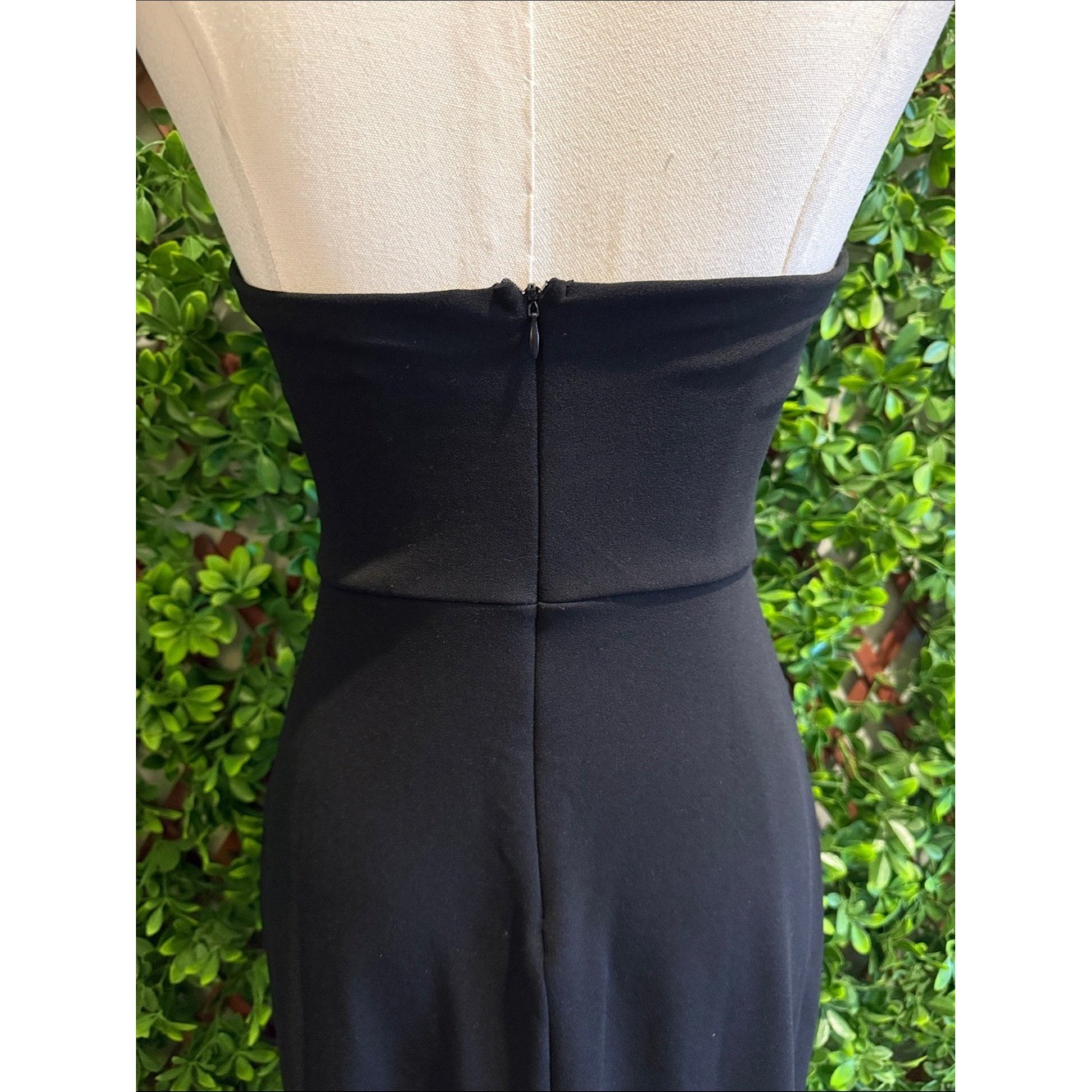 Dedicated to Glamour Black Strapless Maxi Dress