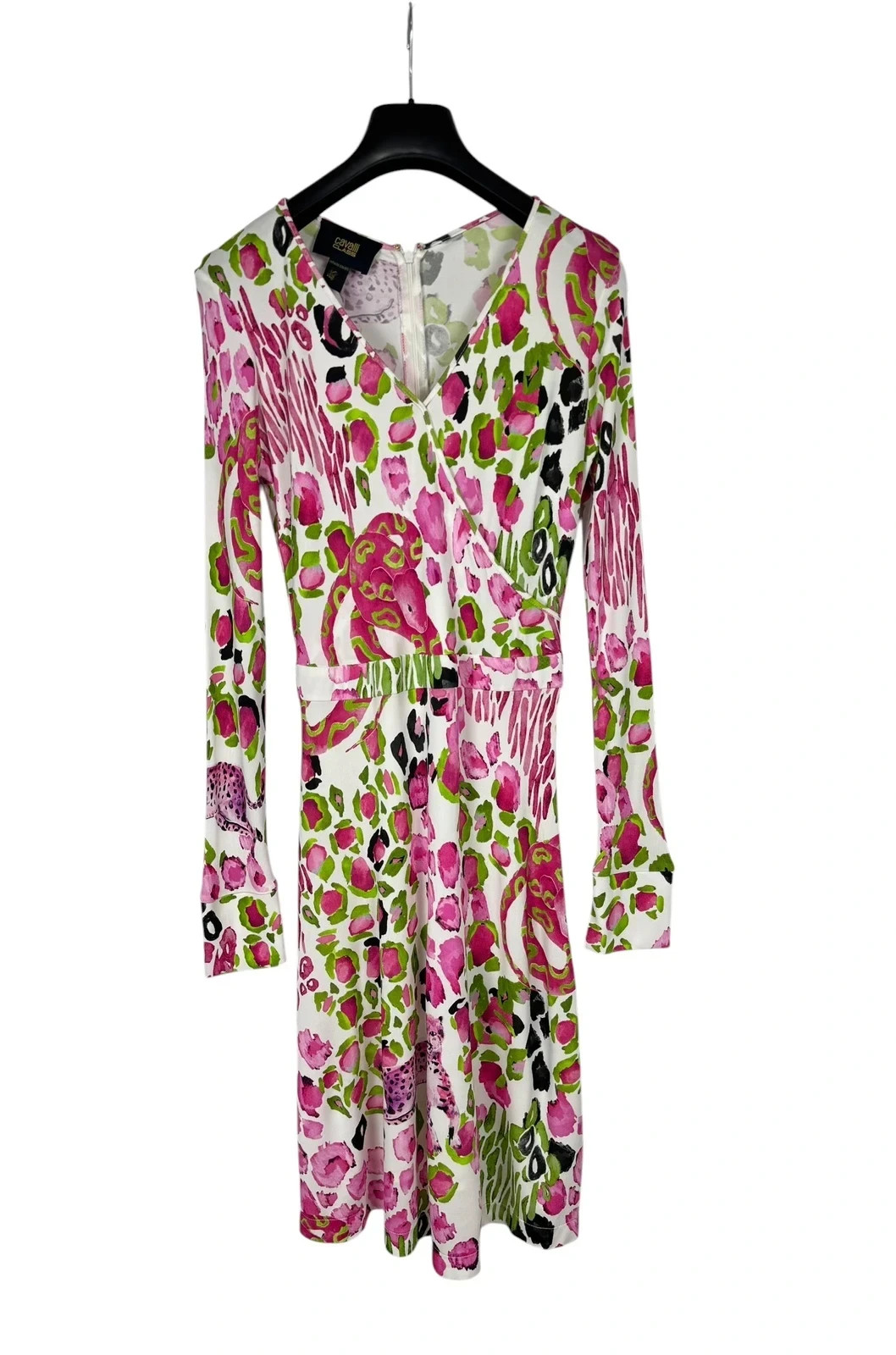 Cavalli Class Dress Animal Print Viscose
