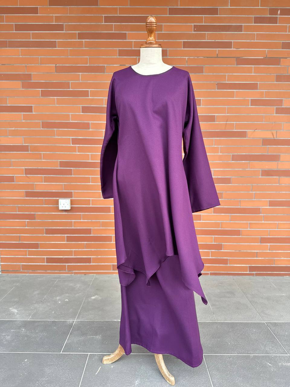 Baju Kurung Tunic Zaara Plus Size Available Raya Eid Muslimah Malaysia Cotton